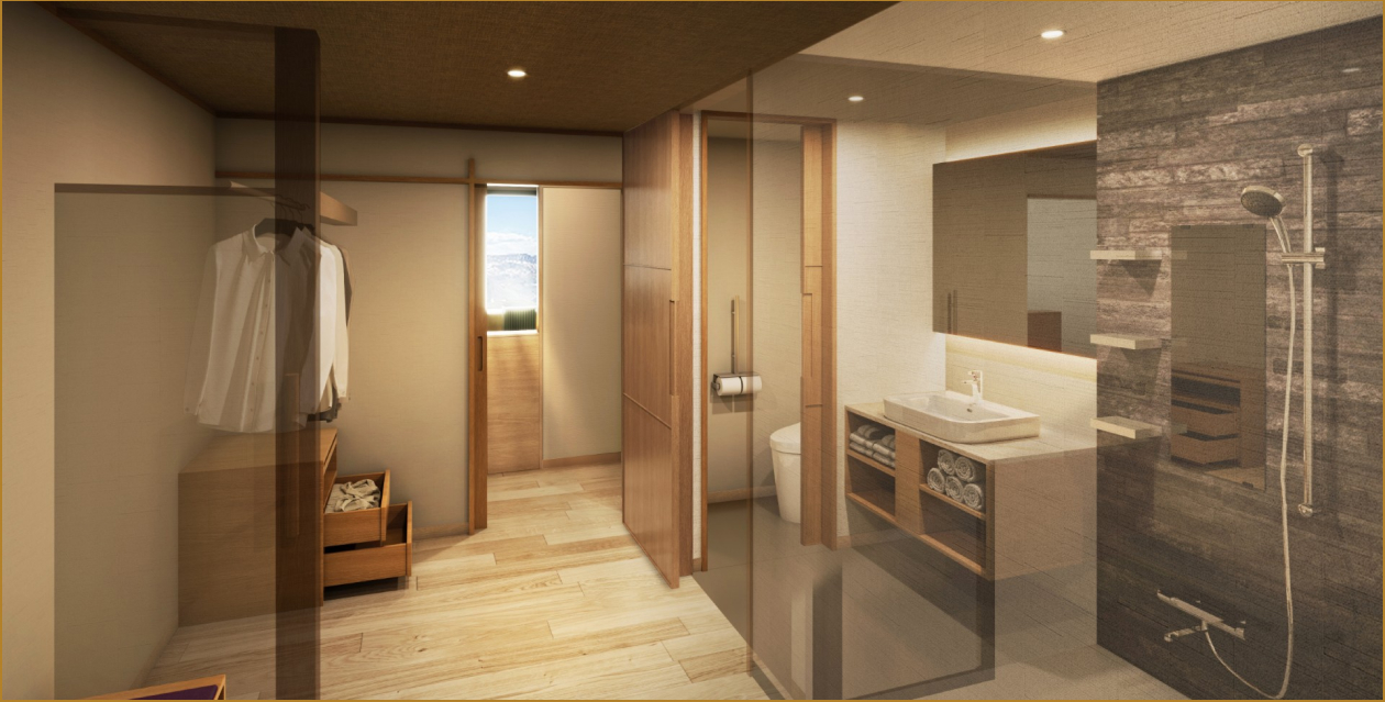 西の館 和モダンツイン(36㎡)アルプスビュー