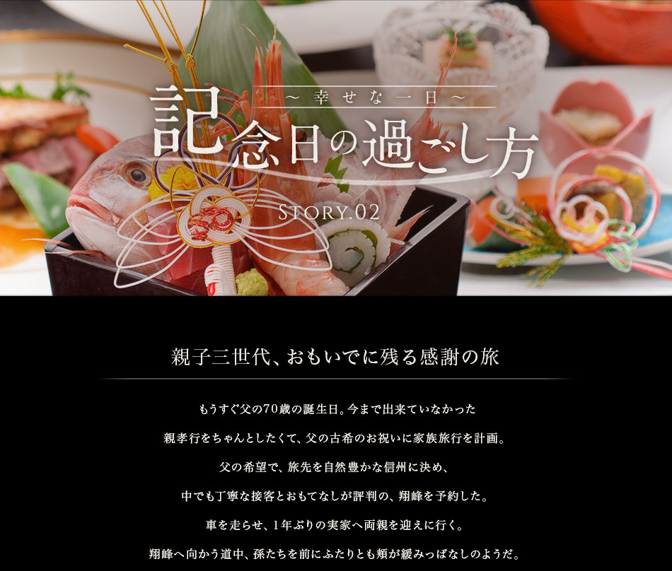 記念日の過ごし方