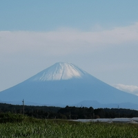 富士山の初冠雪