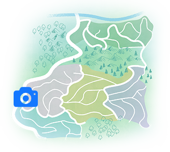 カメラ位置マップ