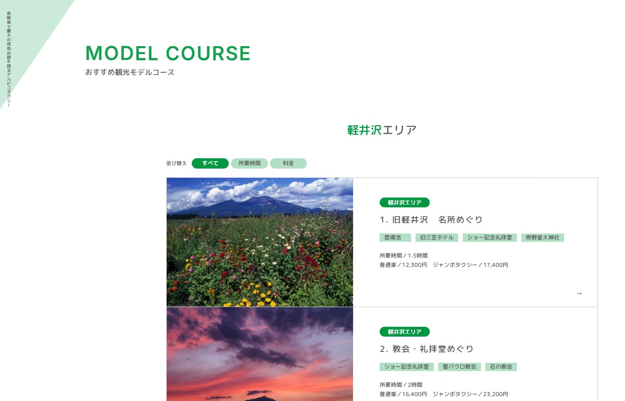 軽井沢おすすめ観光モデルコース