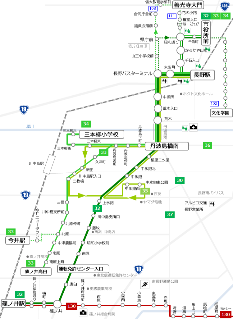 路線バス 長野のバス 鉄道ならアルピコ交通株式会社