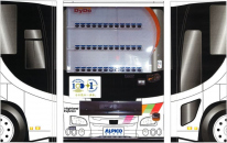 路線バスの車内アナウンスをおしゃべりするオリジナル自動販売機が登場