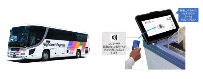 特急バス「長野-白馬線」「長野-野沢温泉線」に Visaのタッチ